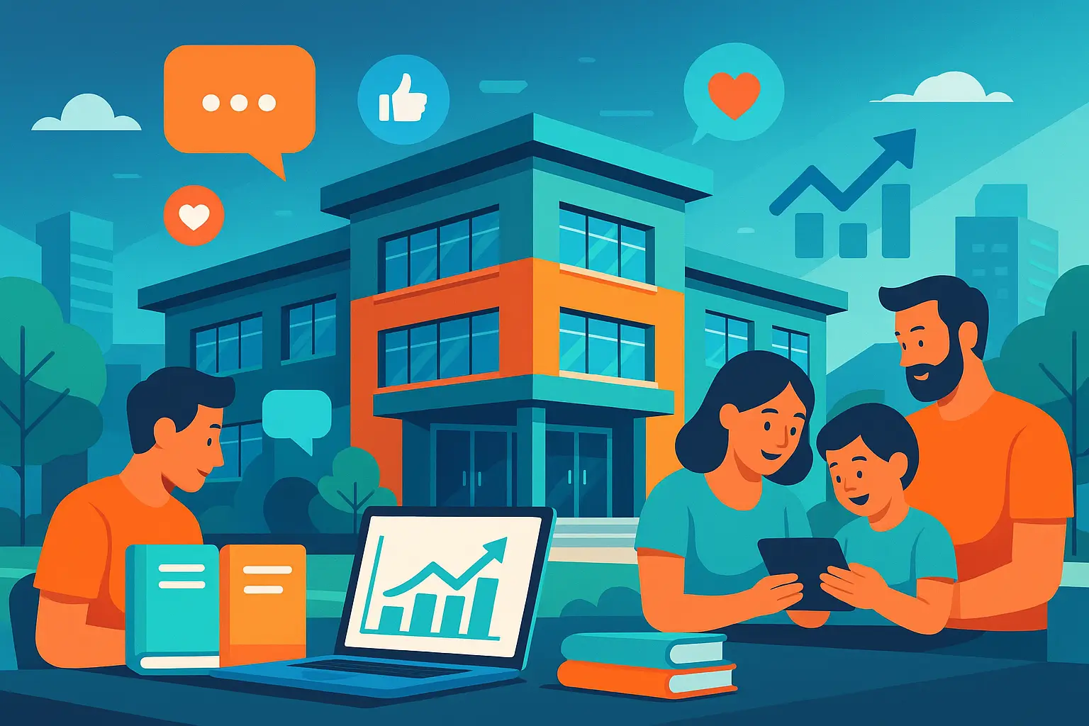 Marketing digital para escolas e creches